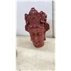Image 6 : Decorative Sculptures Including Buddha Candle Head, Bronze Hands, Stone Face, and More