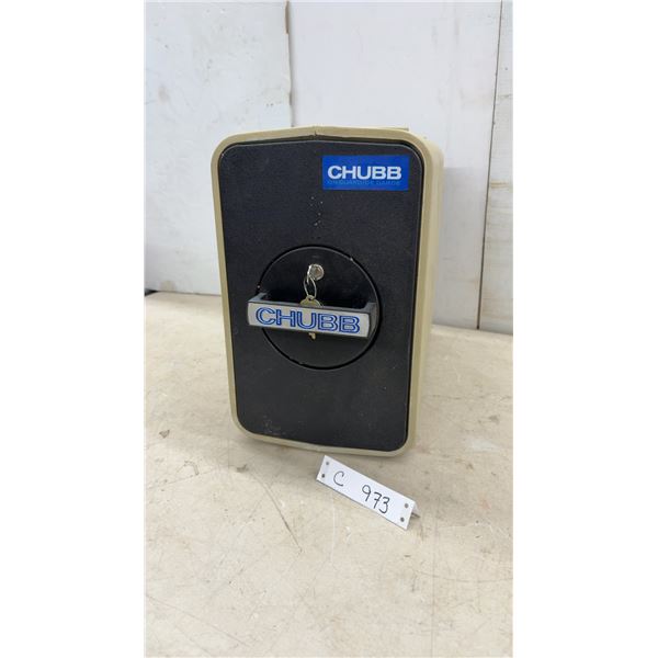 Chubb Survivacast 1-Hour Fire Resistant Safe with Key Lock, 13 x 8 x 161/2"