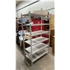 Image 1 : Six-Shelf Boltless Metal Shelving Unit with Adjustable Laminate Shelves, Light Gray 39 x 19 x 67