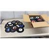 Image 1 : Collection of 45 RPM Vinyl Singles, Atlantic, Capitol, Columbia, and More