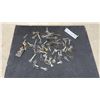Image 1 : Collection of Assorted Vintage Skeleton Keys with Wilson Trophy Keychain Fob and More