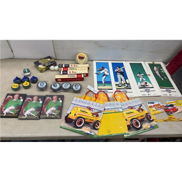 Team Canada 1972 Commemorative Hockey Pucks, Don Cherry DVDs, Baseball Pictures and More
