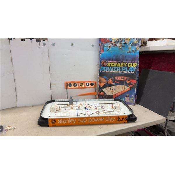 Coleco NHL Stanley Cup Power Play Tabletop Hockey Game, 1972