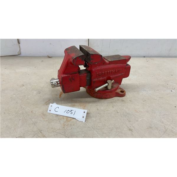 Craftsman 391-5180 Bench Vise with Swivel Base and Integrated Anvil, 3 1/2"
