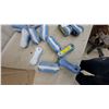 Image 2 : Lot of Giant Tiger Handheld Scrub Brushes with Blue Handles and White Bristles