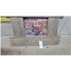 Image 4 : Rustic Reclaimed Wood Picture Frame with Massey Tractor Print