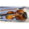 Image 2 : Violin with Fitted Case and Bow