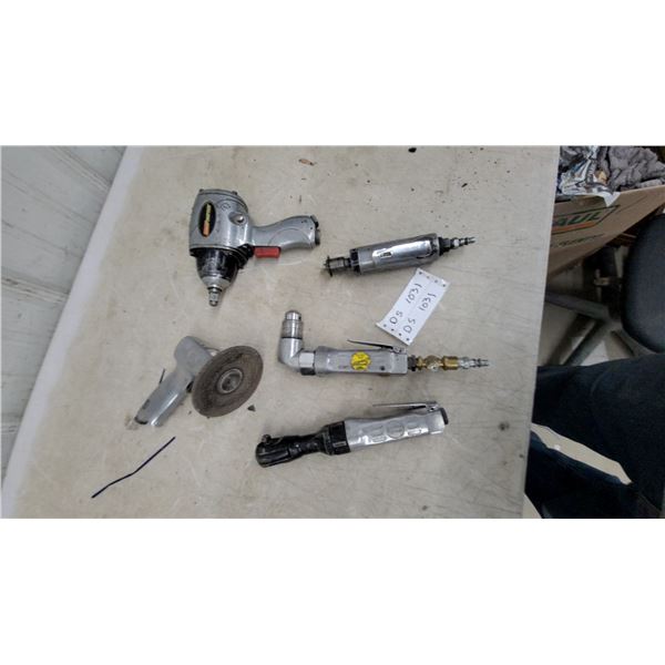 Ingersoll Rand Air Ratchet, Powerbuilt Impact Wrench, Die Grinders, Air Drill, and More