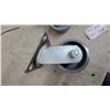 Image 3 : Set of Four Plate-Mount Swivel Casters with Gray Polyurethane Wheels Heavy Duty