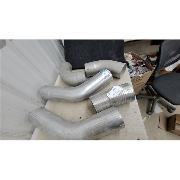 Trendline 4" Outer Diameter 16-Gauge 90-Degree Aluminum Exhaust Elbows and More