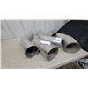 Image 4 : Trendline 4" Outer Diameter 16-Gauge 90-Degree Aluminum Exhaust Elbows and More