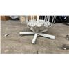 Image 4 : White Rotating Greeting Card Display Rack 77" and Three-Tier Wire Basket Display Stand 66"