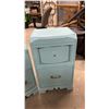 Image 6 : Art Deco Waterfall Style Bedroom Set, Armoire 37 x 20 x 62, Vanity 48 x 18 x 24 and Night Stand 16