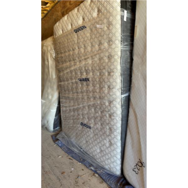 Queen Size Mattress with Quilted Top and Box Spring