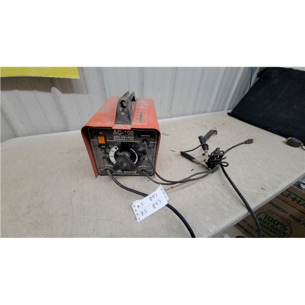 Arcweld AC-100 Arc Welder with Electrode and Ground Cables