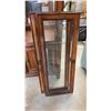Image 8 : Kathy Ireland Home 2pc Dark Wood Display Cabinet with Glass Doors and 5 Drawers 52 x 80 x 16