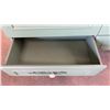 Image 4 : 5pc Sage Green Painted Stacking Wooden Hutch with Shelves, Cabinets, and Drawers 64 x 36 x 11