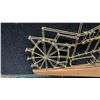 Image 3 : String Art Paddlewheel Steamboat Wall Hanging and Carved Wood Boat Plaque, 16 x 21"