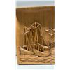 Image 7 : String Art Paddlewheel Steamboat Wall Hanging and Carved Wood Boat Plaque, 16 x 21"