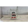 Image 2 : Hazel Atlas Scotty Dog Glass Pitcher, Apothecary Jars, 2 Fire-King Bowls & Platter and More
