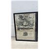 Image 2 : Bartles & Jaymes Premium Wine Cooler Mirror and Framed 1899 Remington Typewriters Advertisement