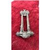 Image 3 : Victorian-Style Cast Iron Bat Door Knocker with Gothic Detailing