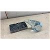 Image 4 : Soapstone Fish Carving, Amethyst Geode, Glass Dolphin Figurine, Fur Souvenir, and More