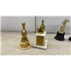 Image 5 : Vintage Wooden Bowling Pin Table Lamp 17" H. Base Only, Bowling Trophies and More