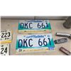 Image 2 : Minnesota and Manitoba License Plates, Emco Wheaton Fuel Nozzle, Spark Plugs, and More