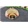 Image 3 : Native American-Themed Painted Ceramic Figurines and Ashtray, Seven Pieces