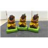 Image 5 : Native American-Themed Painted Ceramic Figurines and Ashtray, Seven Pieces