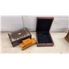 Image 5 : Collection of Decorative Wooden Boxes Including Inlaid Jewelry Box, Poker Box, and More