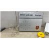Image 4 : Peter Jackson Extra Light Cigarette Advertising Clock Face Only, Tray, Salt Water Taffy Pennant
