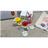 Image 5 : Peter Jackson Extra Light Cigarette Advertising Clock Face Only, Tray, Salt Water Taffy Pennant