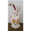 Image 1 : Decorative Ceramic Pitcher with Floral Motif by DMK Canada