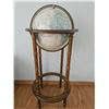 Image 4 : Floor-Standing Globe With Wooden Stand and Brass Meridian