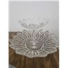 Image 2 : Pressed and Cut Glass Serving and Decorative Pieces