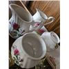 Image 5 : Fine Bone China Teacups, Saucers, and Glassware With Floral Designs