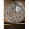 Image 2 : Three Intricately Cut Glass Plates with Geometric and Floral Designs