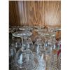 Image 2 : Clear Glass Stemware Collection, Approx. 20 Pieces