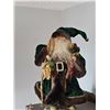 Image 6 : Decorative Lot: Holiday Figurines, Eagle Sculpture, and Potted Faux Plant