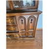 Image 3 : Wooden China Cabinet with Glass Display and Storage