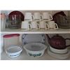 Image 1 : Kitchenware Set Featuring Cups, Plates, Bowls, and Teapot
