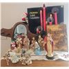 Image 1 : Religious and Holiday Figurines with NOMA 5-Light Candelabra