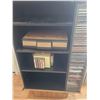 Image 2 : Rotating Wooden Media Storage Unit with Cassette and CD Organization