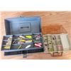 Image 1 : Two Tackle Boxes with Assorted Fishing Lures and Accessories