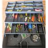Image 3 : Two Tackle Boxes with Assorted Fishing Lures and Accessories