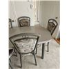 Image 2 : Rectangular Dining Table with 6 Upholstered Chairs - 70W x 30H