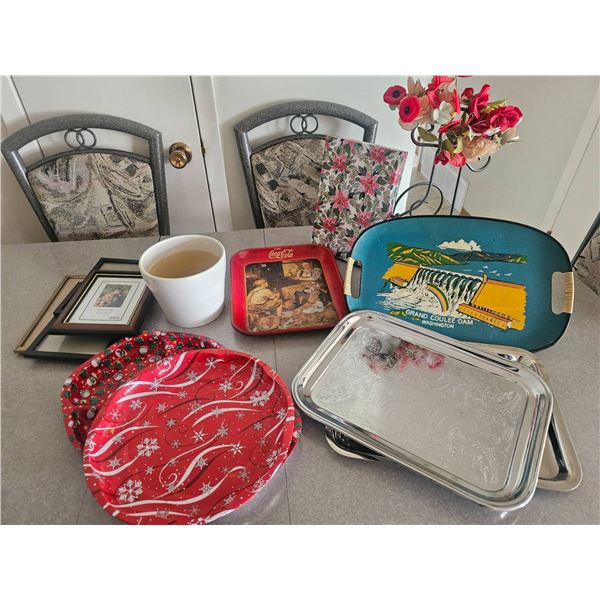 Decorative Trays and Household Items