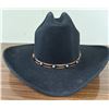 Image 2 : Black Felt Cowboy Hat with Decorative Band by Lammes